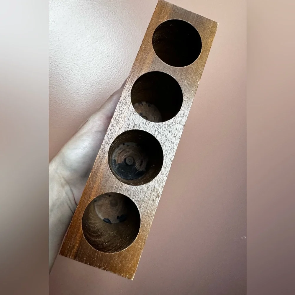 Lasercraft Vintage Walnut Pen Holder✨